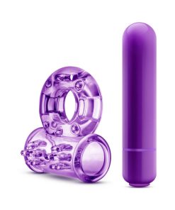 Play With Me Couples Play Vibrating Cockring Purple