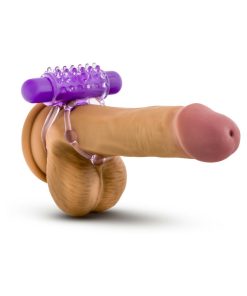 Play With Me The Player Vibrating Double Strap Cockring Purple