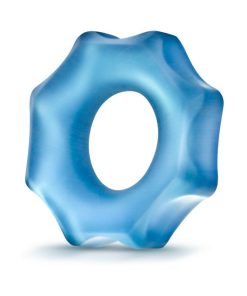 Stay Hard Glo Nutz Cockring 40-Piece Display Fishbowl Blue