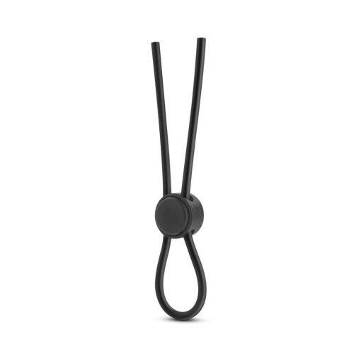 Stay Hard Silicone Loop Lasso/Bolo Cockring Black - Image 2