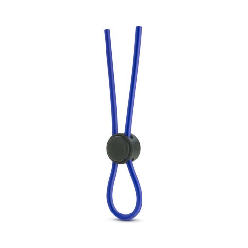 Stay Hard Silicone Loop Lasso/Bolo Cockring Blue - Image 2
