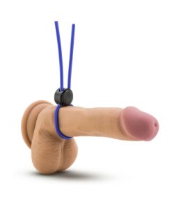 Stay Hard Silicone Loop Lasso/Bolo Cockring Blue