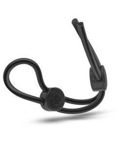 Stay Hard Silicone Double Loop Lasso/Bolo Cockring Black