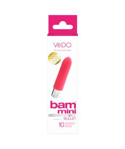 Vedo Bam Mini Rechargeable Bullet Vibe - Foxy Pink