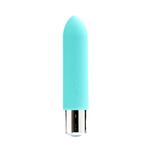 VeDO Bam Mini Rechargeable Bullet Vibrator – Tease Me Turquoise - Image 2