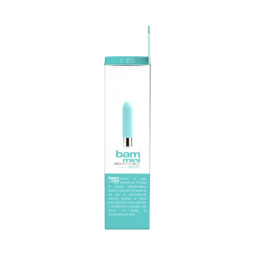 VeDO Bam Mini Rechargeable Bullet Vibrator – Tease Me Turquoise - Image 6
