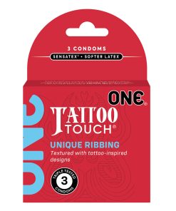 One Tattoo Touch Condom 3-Pack