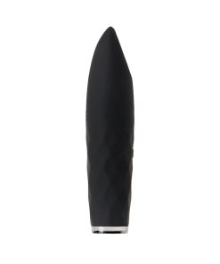 Evolved On The Spot Light-Up Rechargeable Silicone Bullet Vibrator Black