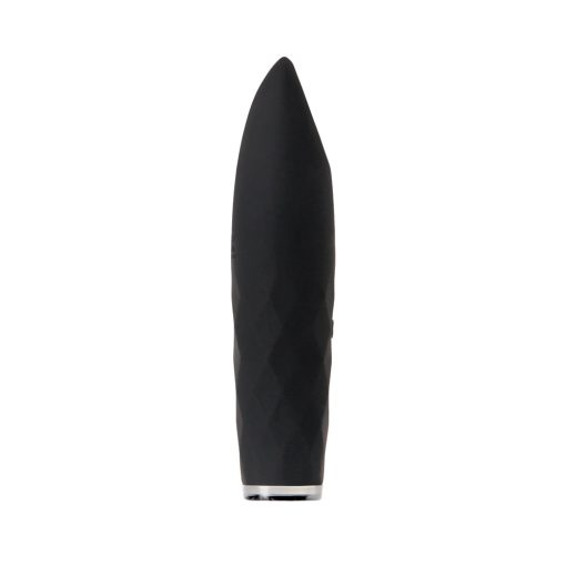 Evolved On The Spot Light-Up Rechargeable Silicone Bullet Vibrator Black - Image 5