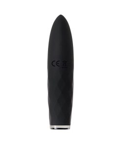 Evolved On The Spot Light-Up Rechargeable Silicone Bullet Vibrator Black