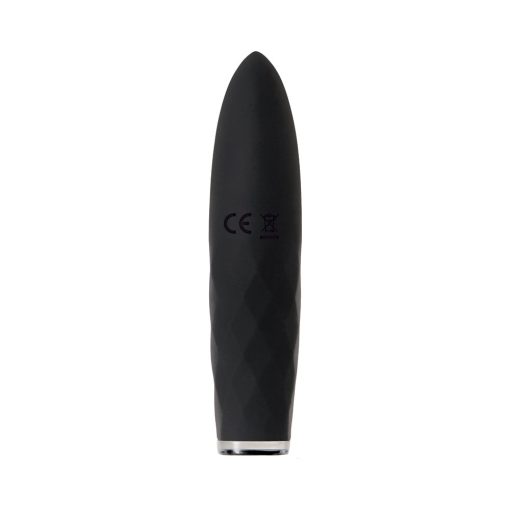 Evolved On The Spot Light-Up Rechargeable Silicone Bullet Vibrator Black - Image 7