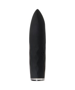 Evolved On The Spot Light-Up Rechargeable Silicone Bullet Vibrator Black