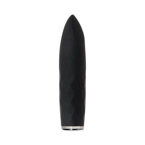 Evolved On The Spot Light-Up Rechargeable Silicone Bullet Vibrator Black - Image 9