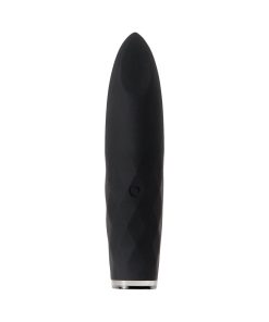 Evolved On The Spot Light-Up Rechargeable Silicone Bullet Vibrator Black