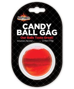 Candy Ball Gag Strawberry
