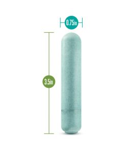 Gaia Eco Bullet Single-Speed Vibrator Aqua