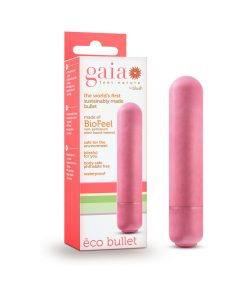 Gaia Eco Bullet Single-Speed Vibrator Coral
