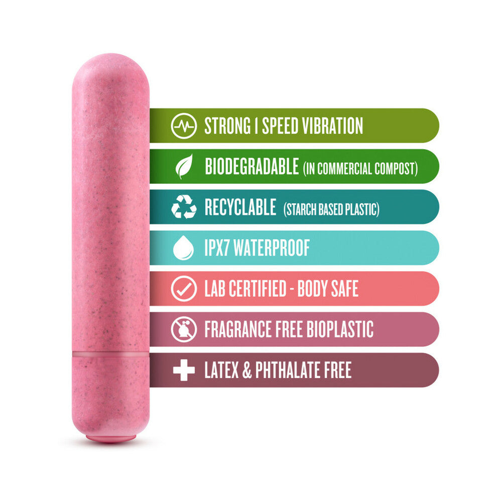 Gaia Eco Bullet Single-Speed Vibrator Coral 5 Gaia Eco Bullet Single-Speed Vibrator Coral - Image 5