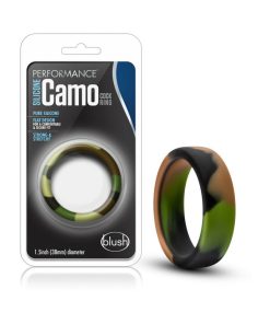 Performance Silicone Camo Cock Ring Green Camouflage
