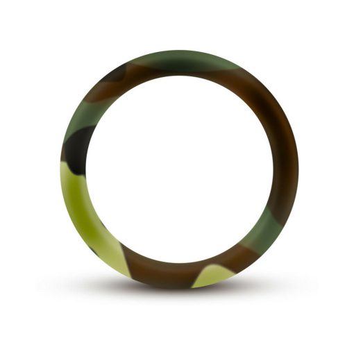 Performance Silicone Camo Cock Ring Green Camouflage - Image 2