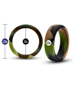 Performance Silicone Camo Cock Ring Green Camouflage