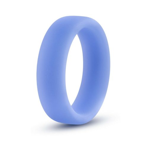 Performance Silicone Glo Cock Ring Blue Glow - Image 3