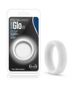 Performance Silicone Glo Cock Ring White Glow