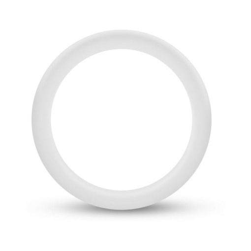 Performance Silicone Glo Cock Ring White Glow - Image 2