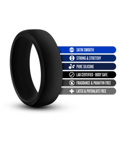 Performance Silicone Go Pro Cock Ring Black