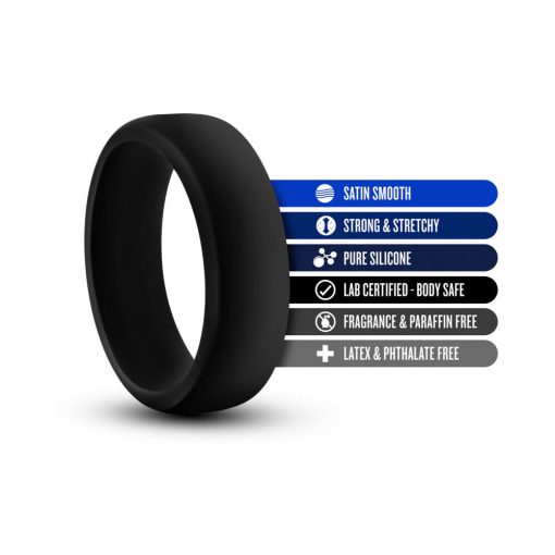 Performance Silicone Go Pro Cock Ring Black - Image 4