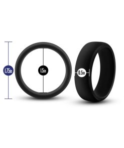 Performance Silicone Go Pro Cock Ring Black