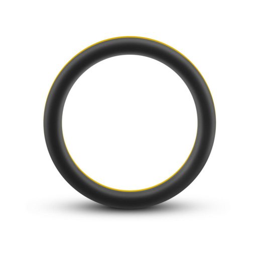 Performance Silicone Go Pro Cock Ring Black/Gold/Black - Image 3