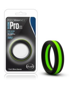 Performance Silicone Go Pro Cock Ring Black/Green/Black
