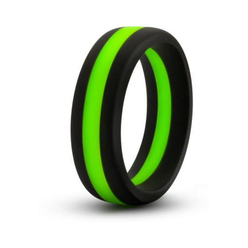Performance Silicone Go Pro Cock Ring Black/Green/Black - Image 2