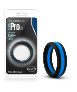 Performance Silicone Go Pro Cock Ring Black/Indigo/Black