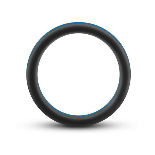 Performance Silicone Go Pro Cock Ring Black/Indigo/Black - Image 3