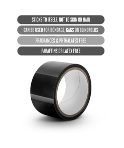 Temptasia Bondage Tape 60 Ft. / 18 M Black