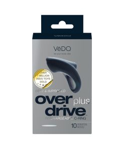 Vedo Overdrive+ Rechargeable Vibrating Ring - Just Black
