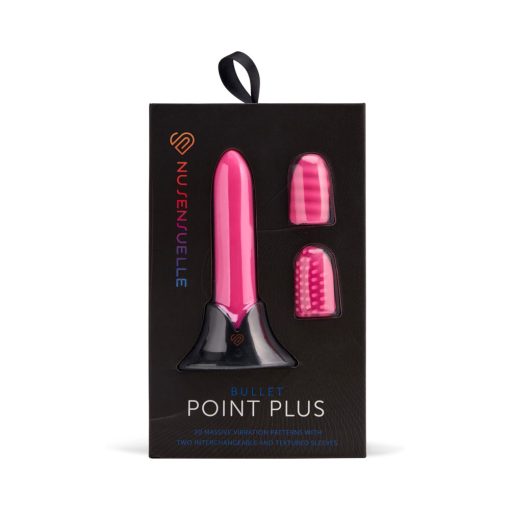 Nu Sensuelle Point Plus Bullet With Sleeves Pink