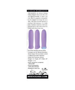 Evolved Purple Haze Rechargeable Silicone Bullet Vibrator