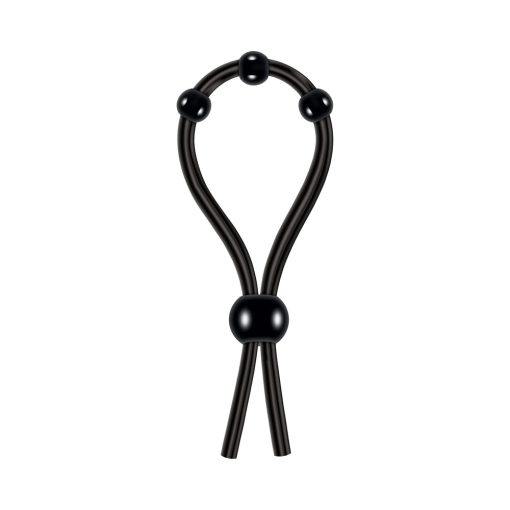 Zero Tolerance Ultimate Silicone Lasso Adjustable Cockring Black - Image 4