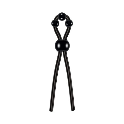 Zero Tolerance Ultimate Silicone Lasso Adjustable Cockring Black - Image 5