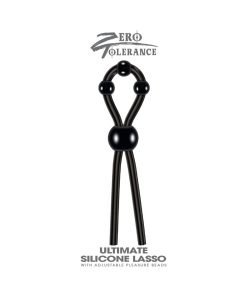 Zero Tolerance Ultimate Silicone Lasso Adjustable Cockring Black