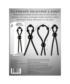 Zero Tolerance Ultimate Silicone Lasso Adjustable Cockring Black