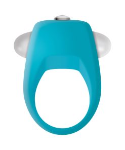 Zero Tolerance Teal Tickler Single-Speed Vibrating Silicone Cockring Teal