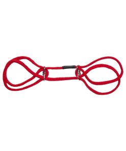 Japanese Style Bondage - 100% Cotton Wrist Or Ankle Cotton Cuffs Red