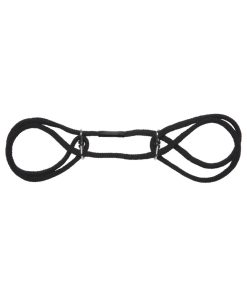 Japanese Style Bondage - 100% Cotton Wrist Or Ankle Cotton Cuffs Black