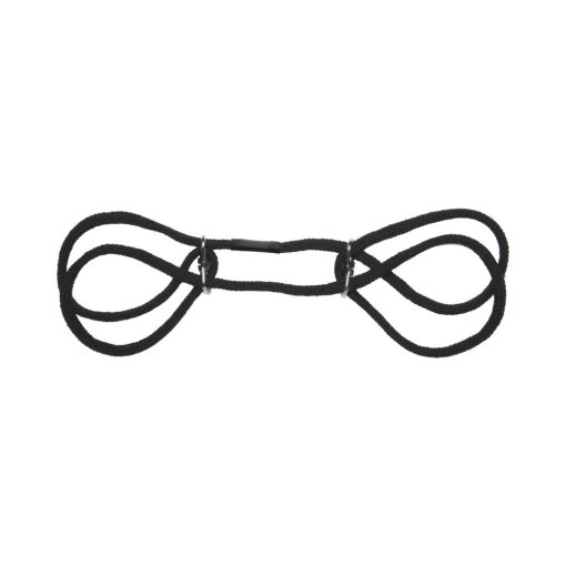 Japanese Style Bondage - 100% Cotton Wrist Or Ankle Cotton Cuffs Black - Image 4