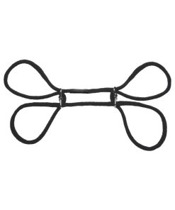 Japanese Style Bondage - 100% Cotton Wrist Or Ankle Cotton Cuffs Black