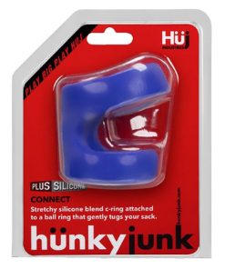 Hunkyjunk Connect Cock Ring/Balltugger Cobalt